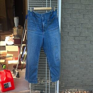 Maeve Colette mid wash jeans